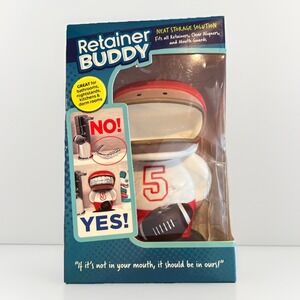Retainer Buddy Football Player Storage For Retainers Aligners Mouth Guards New